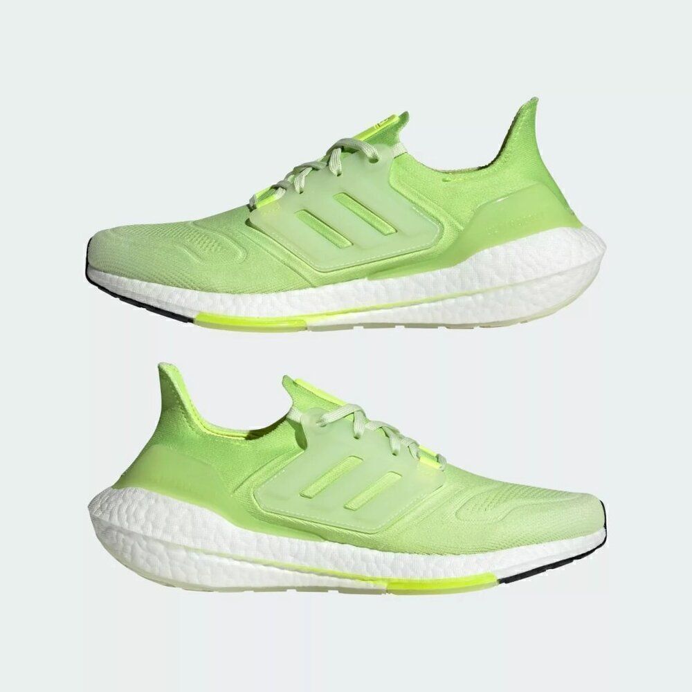 NEW Adidas Ultraboost 22 Running Shoes Men's Sneakers Almost Lime GX5557 US 11.5 - Picture 9 of 11